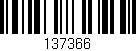Código de barras (EAN, GTIN, SKU, ISBN): '137366'