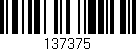 Código de barras (EAN, GTIN, SKU, ISBN): '137375'