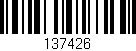Código de barras (EAN, GTIN, SKU, ISBN): '137426'