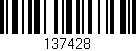 Código de barras (EAN, GTIN, SKU, ISBN): '137428'