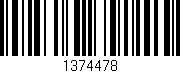 Código de barras (EAN, GTIN, SKU, ISBN): '1374478'