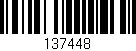 Código de barras (EAN, GTIN, SKU, ISBN): '137448'