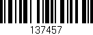 Código de barras (EAN, GTIN, SKU, ISBN): '137457'