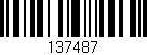 Código de barras (EAN, GTIN, SKU, ISBN): '137487'