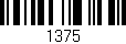 Código de barras (EAN, GTIN, SKU, ISBN): '1375'