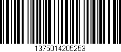 Código de barras (EAN, GTIN, SKU, ISBN): '1375014205253'