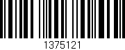 Código de barras (EAN, GTIN, SKU, ISBN): '1375121'