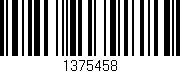 Código de barras (EAN, GTIN, SKU, ISBN): '1375458'