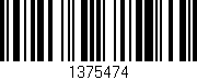 Código de barras (EAN, GTIN, SKU, ISBN): '1375474'