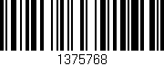 Código de barras (EAN, GTIN, SKU, ISBN): '1375768'