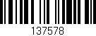 Código de barras (EAN, GTIN, SKU, ISBN): '137578'