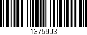 Código de barras (EAN, GTIN, SKU, ISBN): '1375903'