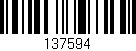 Código de barras (EAN, GTIN, SKU, ISBN): '137594'