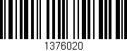Código de barras (EAN, GTIN, SKU, ISBN): '1376020'