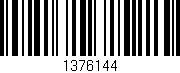 Código de barras (EAN, GTIN, SKU, ISBN): '1376144'