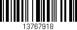 Código de barras (EAN, GTIN, SKU, ISBN): '13767918'