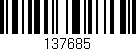 Código de barras (EAN, GTIN, SKU, ISBN): '137685'
