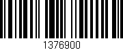 Código de barras (EAN, GTIN, SKU, ISBN): '1376900'