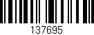 Código de barras (EAN, GTIN, SKU, ISBN): '137695'