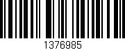 Código de barras (EAN, GTIN, SKU, ISBN): '1376985'