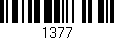 Código de barras (EAN, GTIN, SKU, ISBN): '1377'