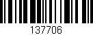 Código de barras (EAN, GTIN, SKU, ISBN): '137706'
