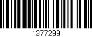Código de barras (EAN, GTIN, SKU, ISBN): '1377299'
