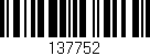 Código de barras (EAN, GTIN, SKU, ISBN): '137752'