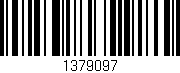 Código de barras (EAN, GTIN, SKU, ISBN): '1379097'