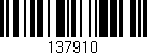 Código de barras (EAN, GTIN, SKU, ISBN): '137910'