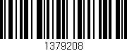 Código de barras (EAN, GTIN, SKU, ISBN): '1379208'