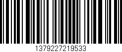 Código de barras (EAN, GTIN, SKU, ISBN): '1379227219533'