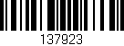 Código de barras (EAN, GTIN, SKU, ISBN): '137923'