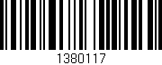 Código de barras (EAN, GTIN, SKU, ISBN): '1380117'