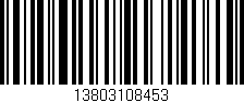 Código de barras (EAN, GTIN, SKU, ISBN): '13803108453'