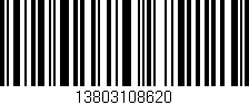 Código de barras (EAN, GTIN, SKU, ISBN): '13803108620'