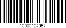 Código de barras (EAN, GTIN, SKU, ISBN): '13803124354'