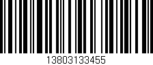 Código de barras (EAN, GTIN, SKU, ISBN): '13803133455'