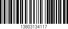 Código de barras (EAN, GTIN, SKU, ISBN): '13803134117'