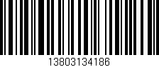 Código de barras (EAN, GTIN, SKU, ISBN): '13803134186'