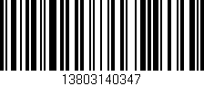 Código de barras (EAN, GTIN, SKU, ISBN): '13803140347'