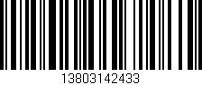 Código de barras (EAN, GTIN, SKU, ISBN): '13803142433'