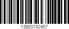 Código de barras (EAN, GTIN, SKU, ISBN): '13803142457'