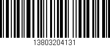 Código de barras (EAN, GTIN, SKU, ISBN): '13803204131'