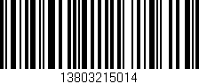 Código de barras (EAN, GTIN, SKU, ISBN): '13803215014'