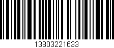 Código de barras (EAN, GTIN, SKU, ISBN): '13803221633'