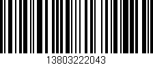 Código de barras (EAN, GTIN, SKU, ISBN): '13803222043'