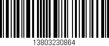 Código de barras (EAN, GTIN, SKU, ISBN): '13803230864'