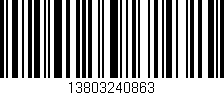 Código de barras (EAN, GTIN, SKU, ISBN): '13803240863'