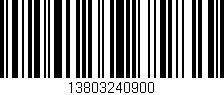 Código de barras (EAN, GTIN, SKU, ISBN): '13803240900'